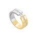 Ring Gold 585 bicolor Brillanten 0,37 ct.
