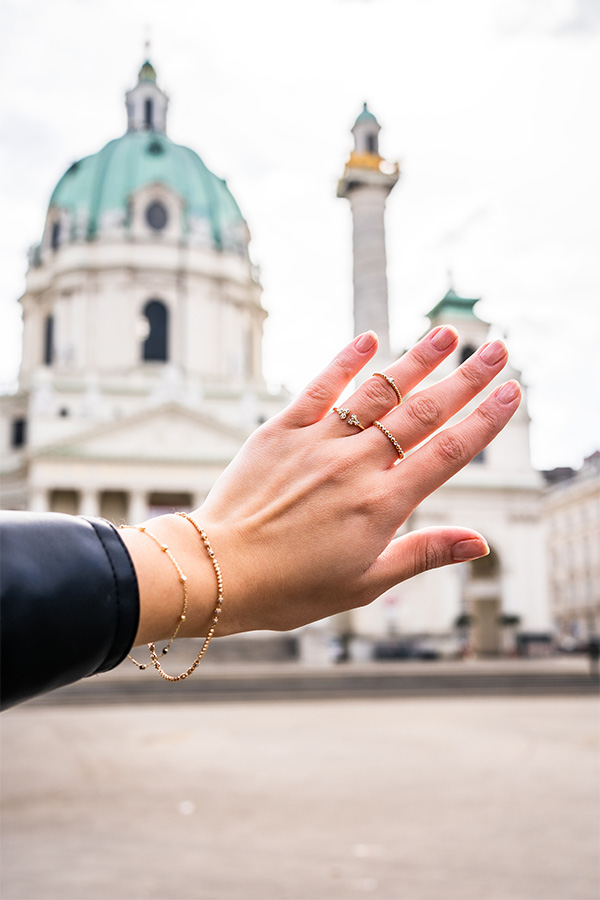 Sommerschmuck Ring Stacking